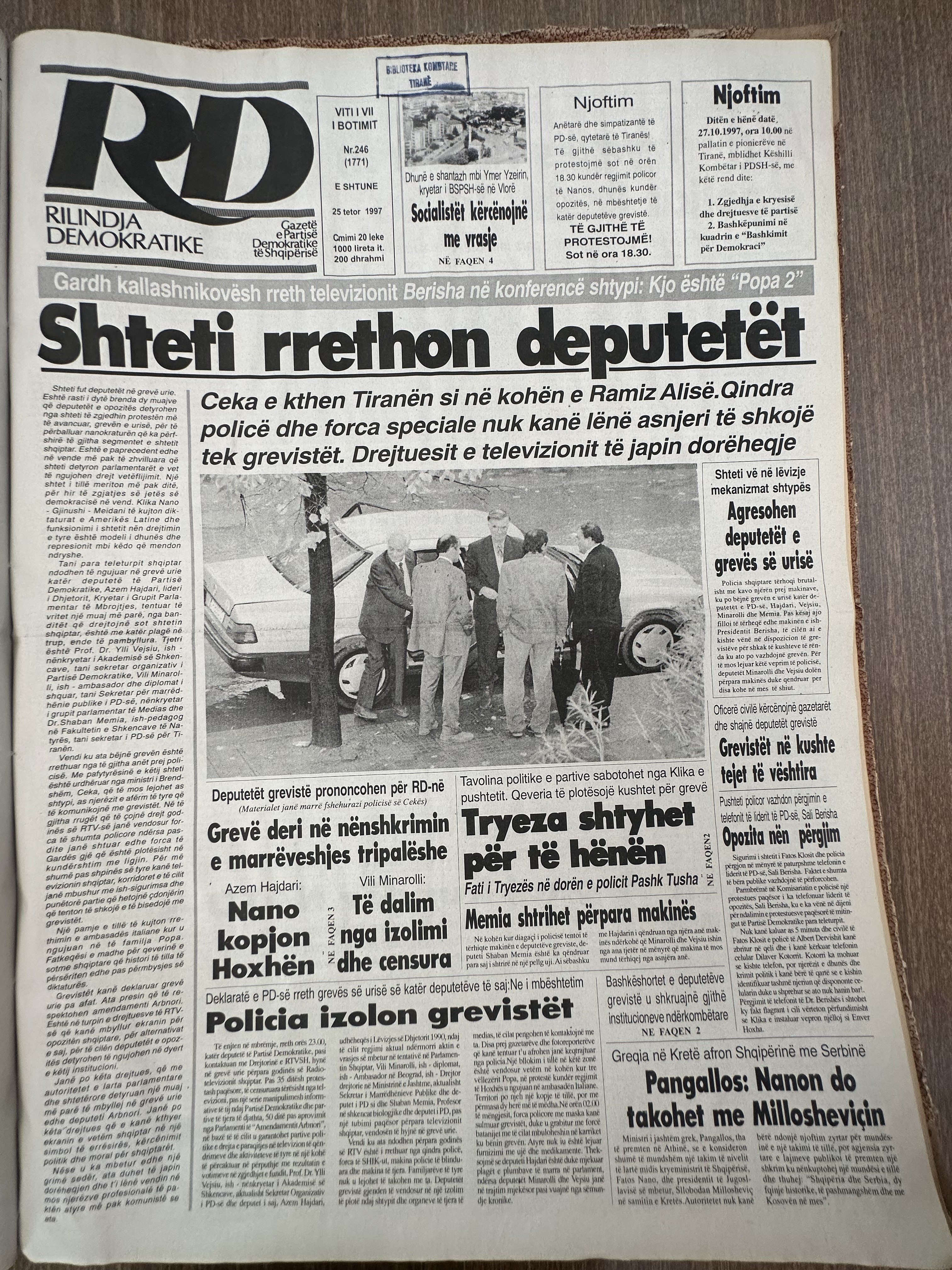 Rilindja Demokratike 1997-10-25